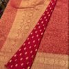 Banarasi Georgette silk saree In Red