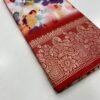 Dola Silk Saree Viscose Jacquard Border In multi color