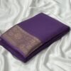 Exclusive Mysore Dani chiffon saree In Lavender