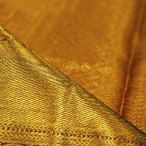 Kanjivaram Saree in Multi-Shade Orange & Pink with Coffee