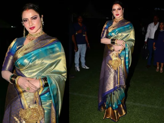 rekha kanjivaram saree