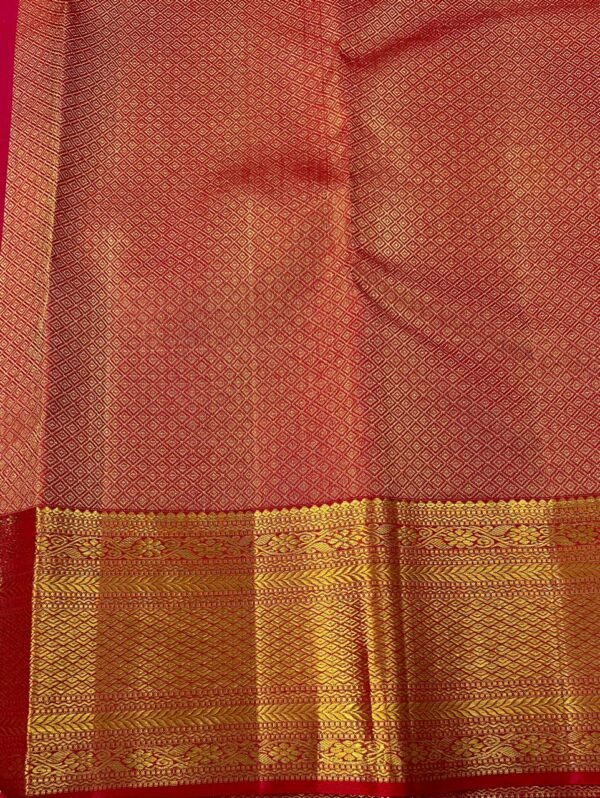Red Kanchipuram Silk Saree For Wedding
