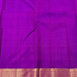 Purple Kanchipuram Silk Saree