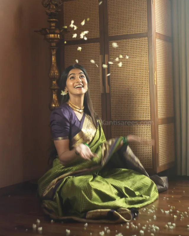 Pooja Hegde in Kanchipuram Saree