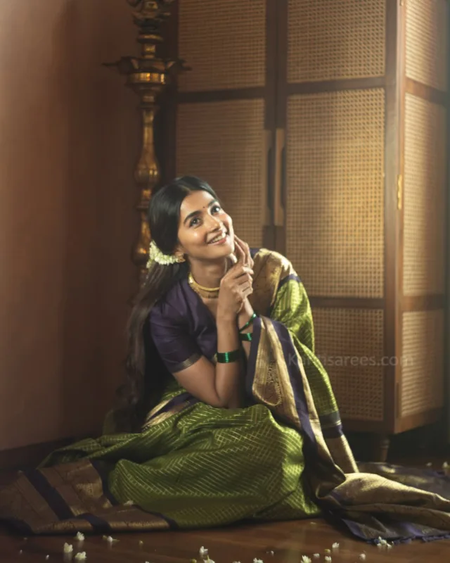 Pooja Hegde in Kanchipuram Saree