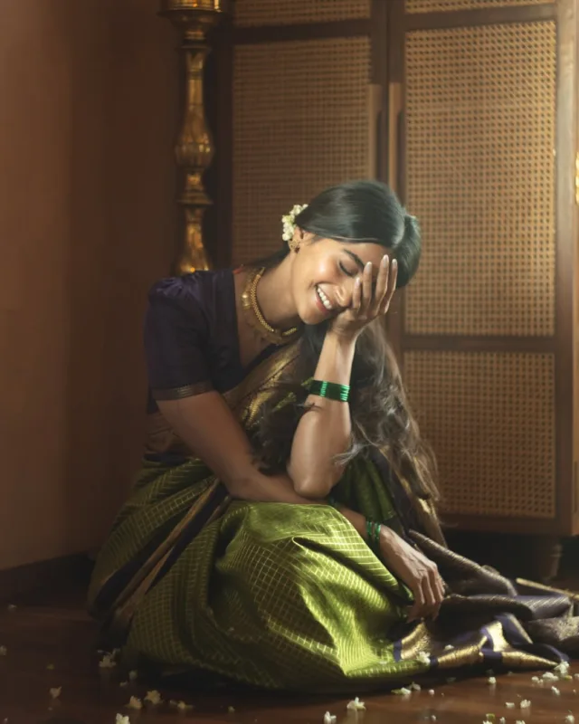 Pooja Hegde in Kanchipuram Saree