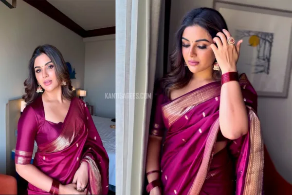 Samyuktaha in Kanjivaram Saree