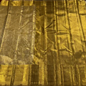Gold Tissue Kanchipuram Silk Saree For Wedding