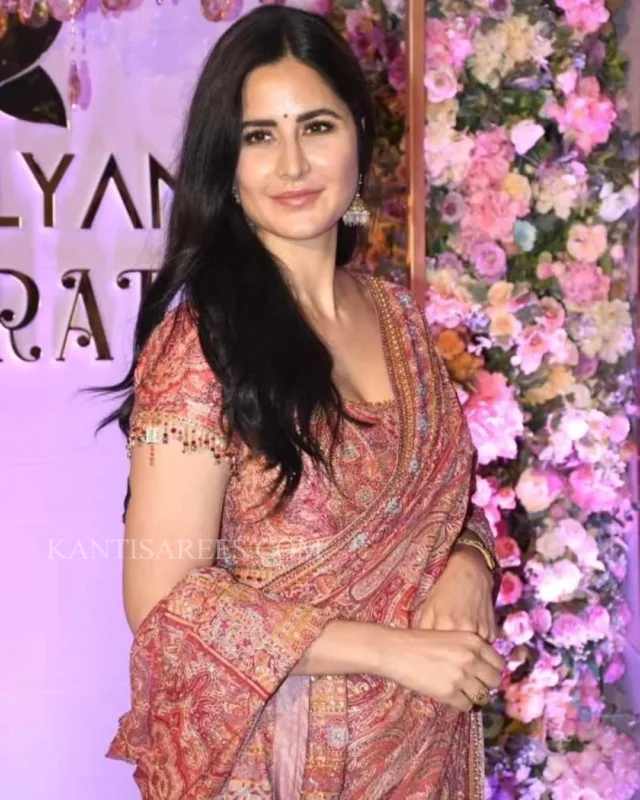 Katrina Kaif in Partywear Designer Silk Saree 