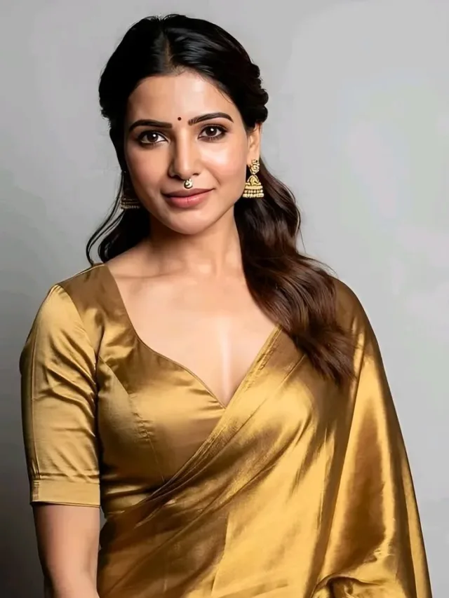 Samantha In Top 10 Traditional and glamorous Saree Look