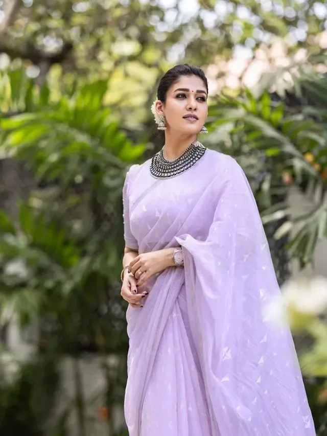 Nayanthara’s Royal Charm in Beautiful Saree