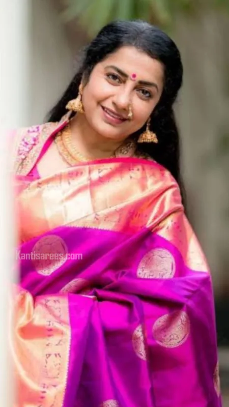 Suhasini in Kanjivaram Silk Saree: A Mesmerizing Blend of Grace and Tradition 3 download