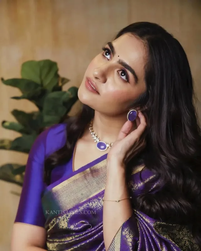 Rukmini Vasanth in Kanjivaram Silk Saree 