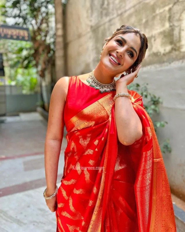 Samyuktha in Kanjivaram Silk Saree 