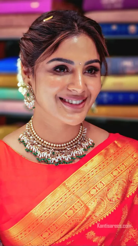 Samyuktha in Kanjivaram Silk Saree 