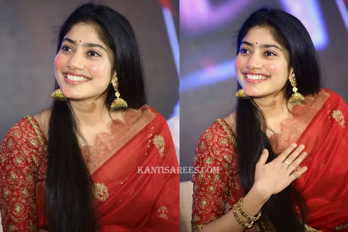 Sai Pallavi in Cotton Silk Saree: A Timeless Tomato Red Elegance That Celebrates Handloom Heritage 1 Sai Pallavi0