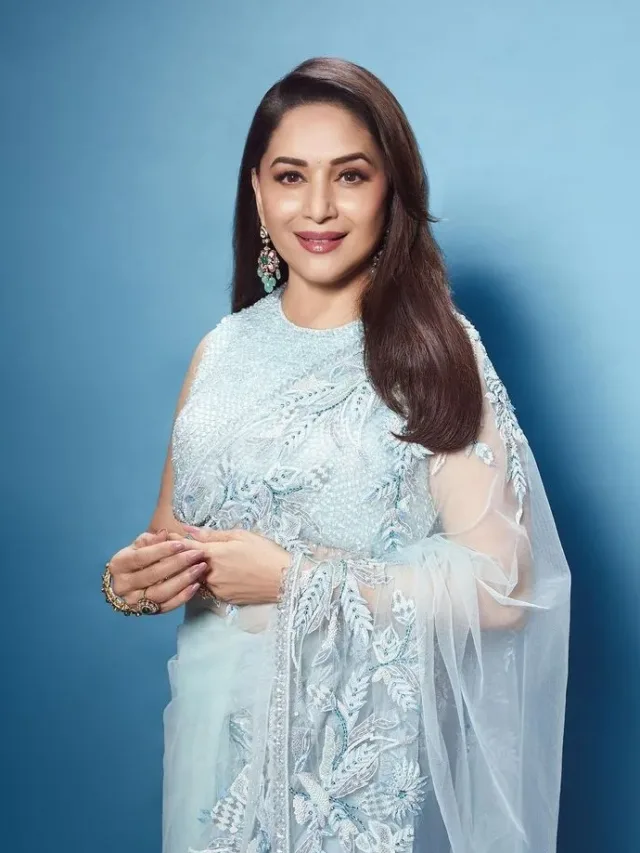 Ethereal Beauty: Madhuri Dixit Beautiful Saree Look