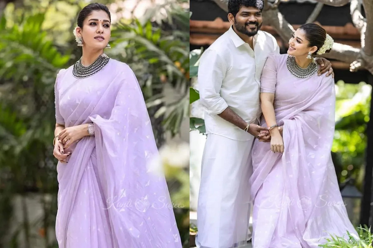 Celebrity High Neck Blouse Designs 