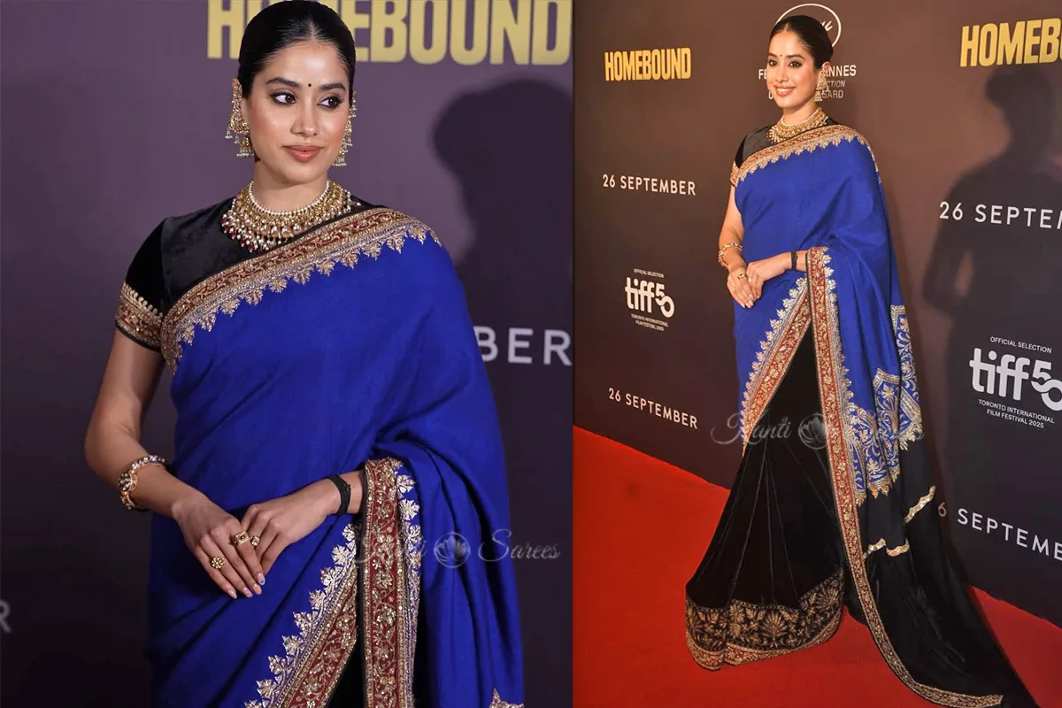 Celebrity High Neck Blouse Designs 