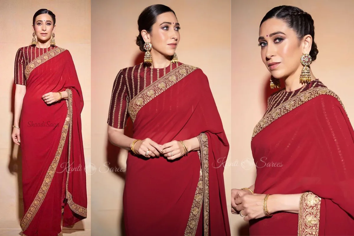 Celebrity High Neck Blouse Designs 