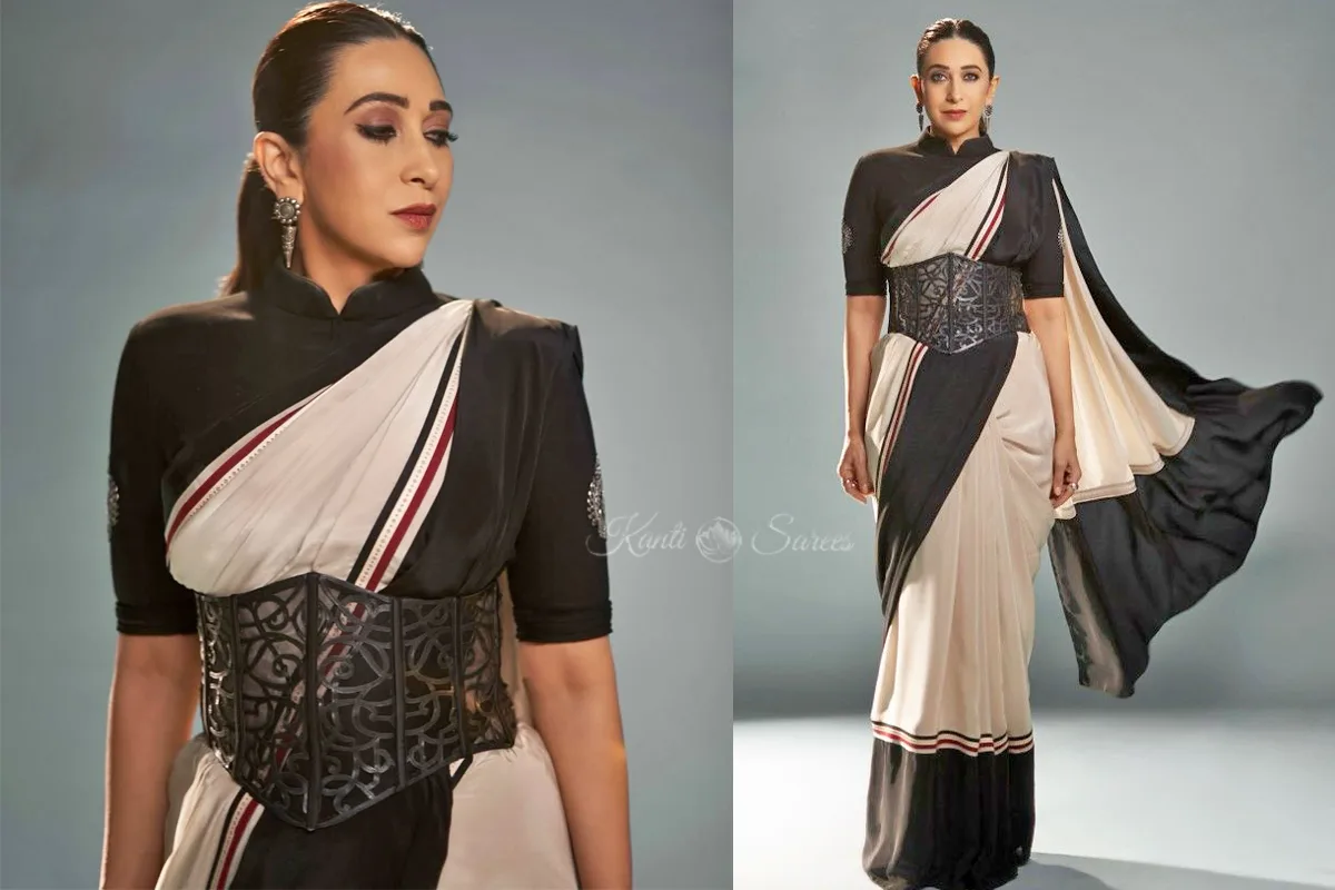 Celebrity High Neck Blouse Designs 