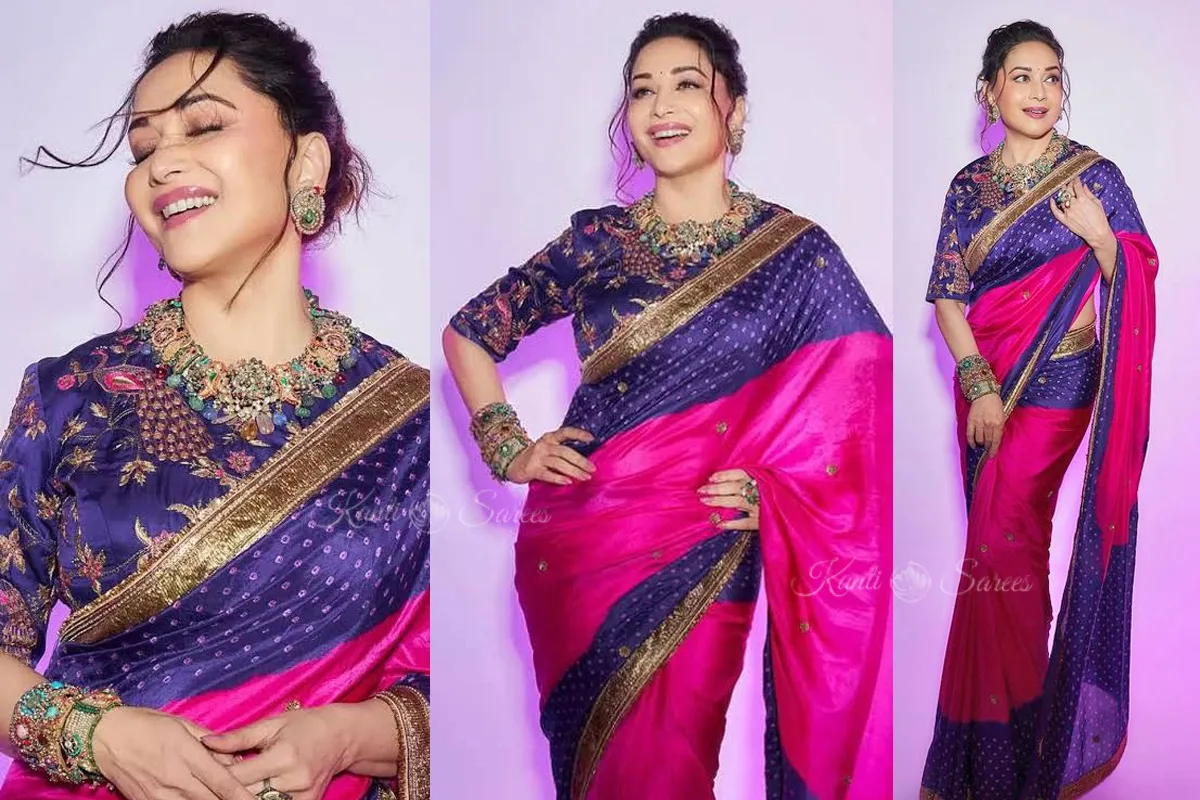 Celebrity High Neck Blouse Designs 