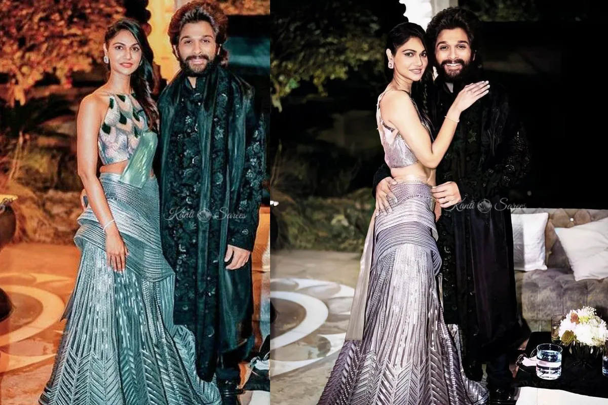 Top 10 Outfit Inspirations from Allu Arjun & Allu Sneha Reddy’s Elegant Ethnic Style 10 Allu Arjun & Allu Sneha Reddy