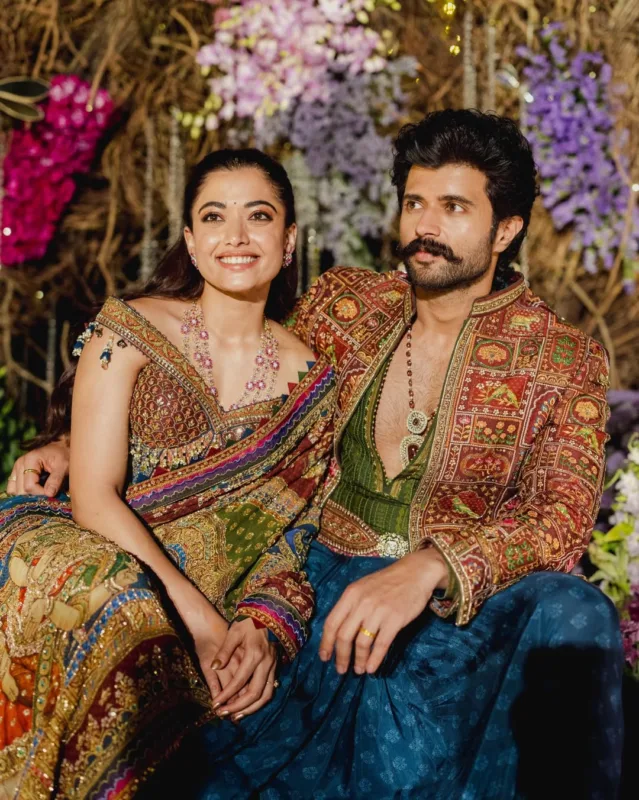 Rashmika Mandanna Mehendi outfit