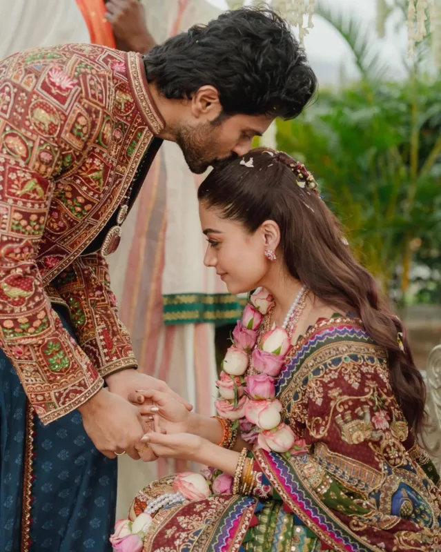 Rashmika Mandanna Mehendi outfit