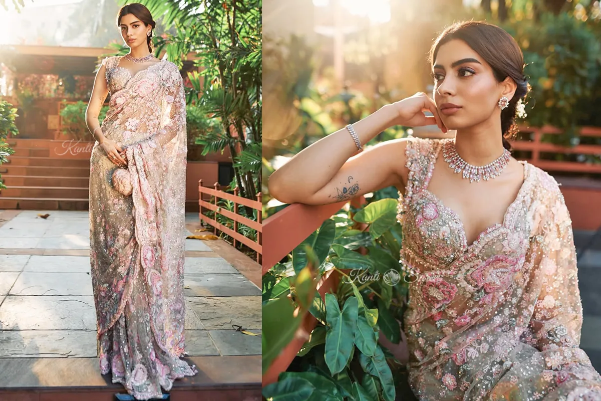 Khushi Kapoor 7 Stunning Outfits That Showcase Her Modern Ethnic Glam Style 2 Khushi Kapoor