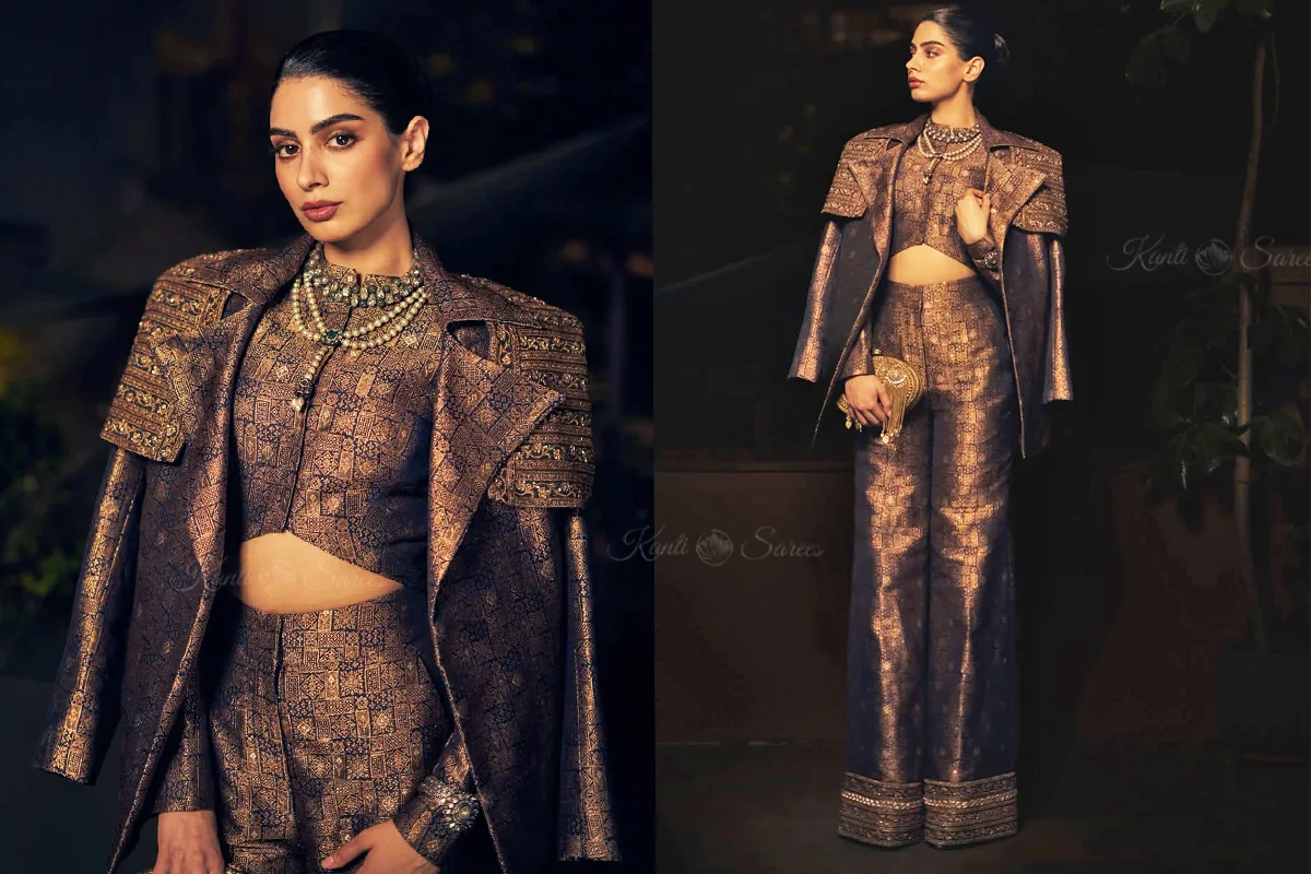 Khushi Kapoor 7 Stunning Outfits That Showcase Her Modern Ethnic Glam Style 3 Khushi Kapoor