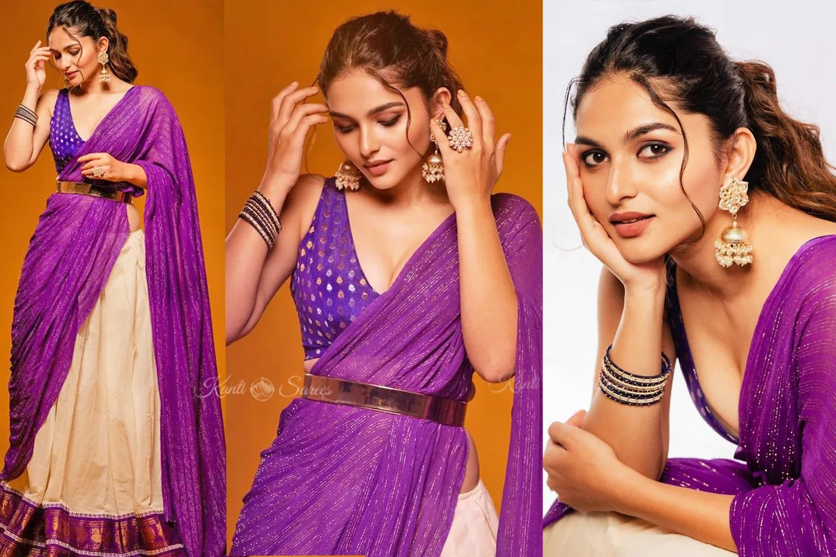 Top 10 Stunning Outfits of Kayadu Lohar That Define Modern Ethnic Glam 5 Kayadu Lohar