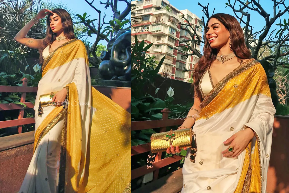 Khushi Kapoor 7 Stunning Outfits That Showcase Her Modern Ethnic Glam Style 6 Khushi Kapoor