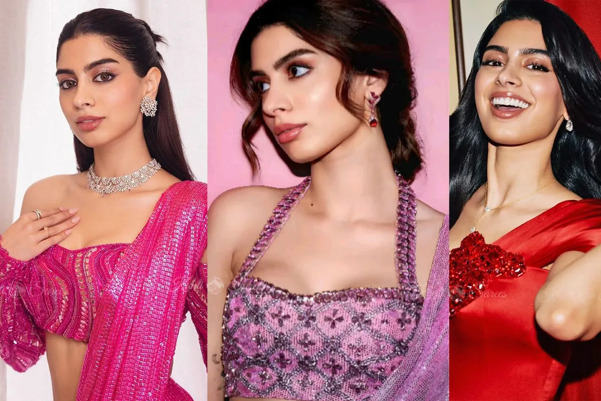 Khushi Kapoor 7 Stunning Outfits That Showcase Her Modern Ethnic Glam Style 1 Khushi Kapoor