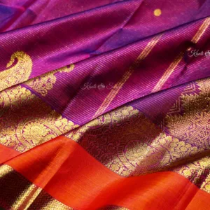 purple Kanjivaram