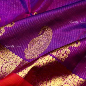 purple Kanjivaram