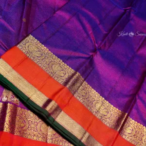 purple Kanjivaram