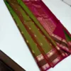 Green Maroon Multishade Kanchipuram Silk Saree 1 Multishade Kanchipuram