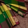 Vintage Multicolor Kanchipuram Silk Saree in Borderless 1 Multicolor Kanchipuram