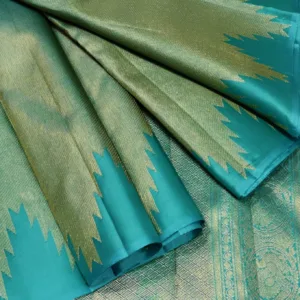 Sea Blue Kanjivaram