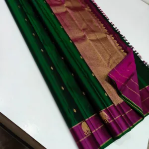 Green Kanjivaram